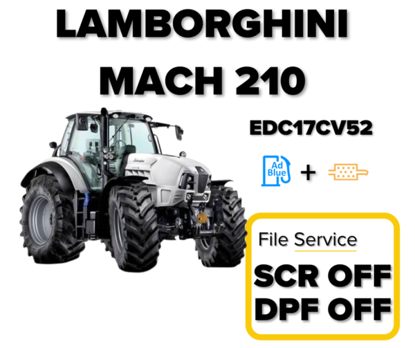 Lamborghini Mach 210 – AdBlue SCR & DPF OFF Stage